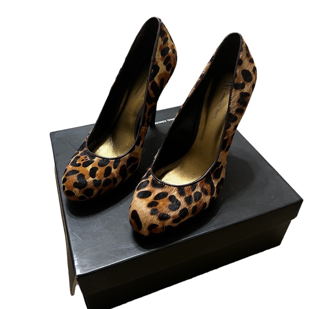 INC Leopard Print Pumps